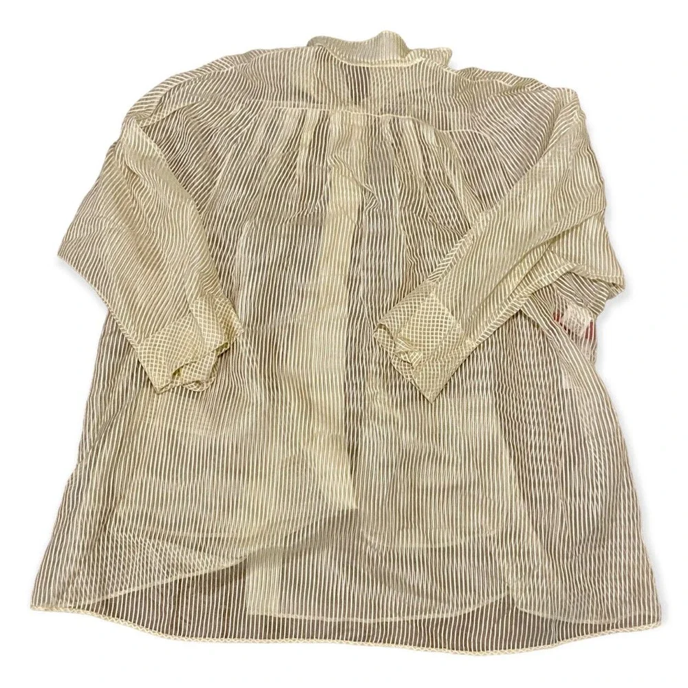 Vtg Valentino Intimo Night Gown Silk Blend Sheer Size 6 - Picture 2 of 6